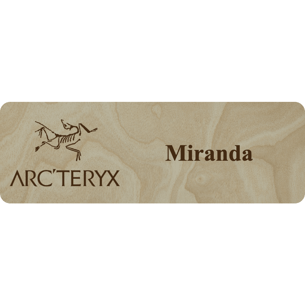 Arc'teryx Name Tag - 1 Line - Customer's Product with price 6.25 ID QHUneDGuKbeneYOK_VZFf7F9