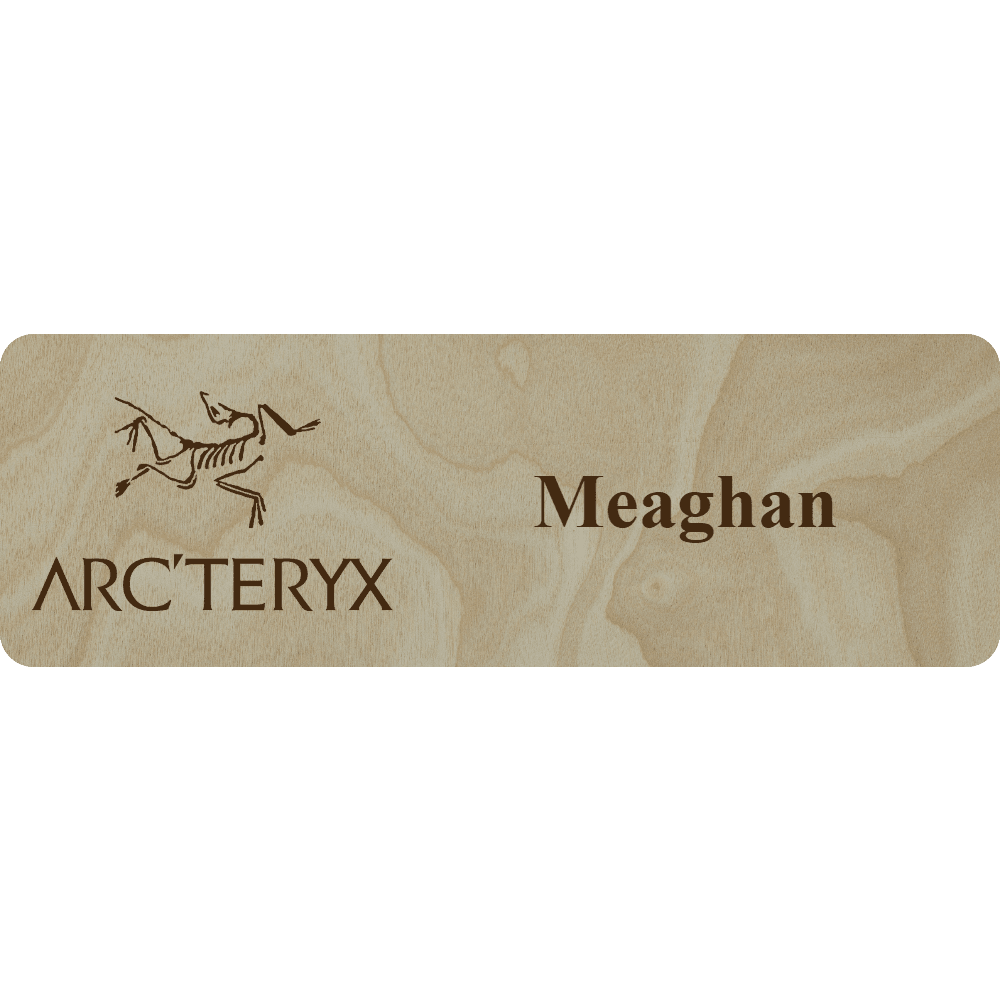 Arc'teryx Name Tag - 1 Line - Customer's Product with price 6.25 ID 3FE3_whRKsRFegSsuS4rqZfO