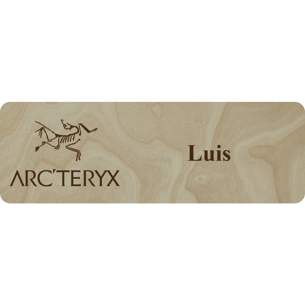 Arc'teryx Name Tag - 1 Line - Customer's Product with price 6.25 ID A_V3sSKq2oJBjqGXEoIDw0GH