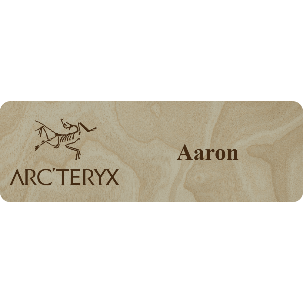 Arc'teryx Name Tag - 1 Line - Customer's Product with price 6.25 ID pgm6sv3Xi2hVbuRBUUAsvKGo