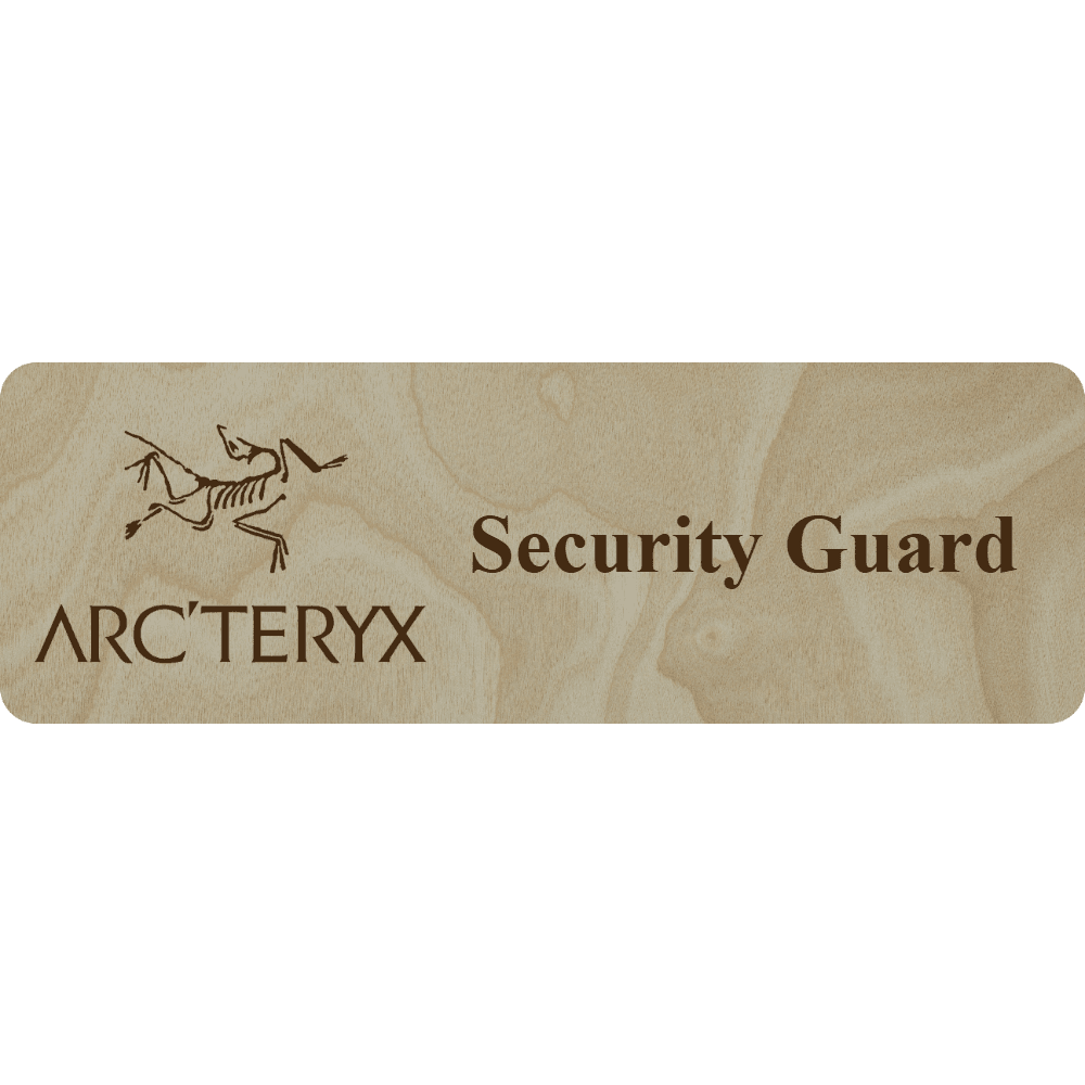 Arc'teryx Name Tag - 1 Line - Customer's Product with price 6.25 ID PN6CLN9MK6fWq54qogGZiF7z