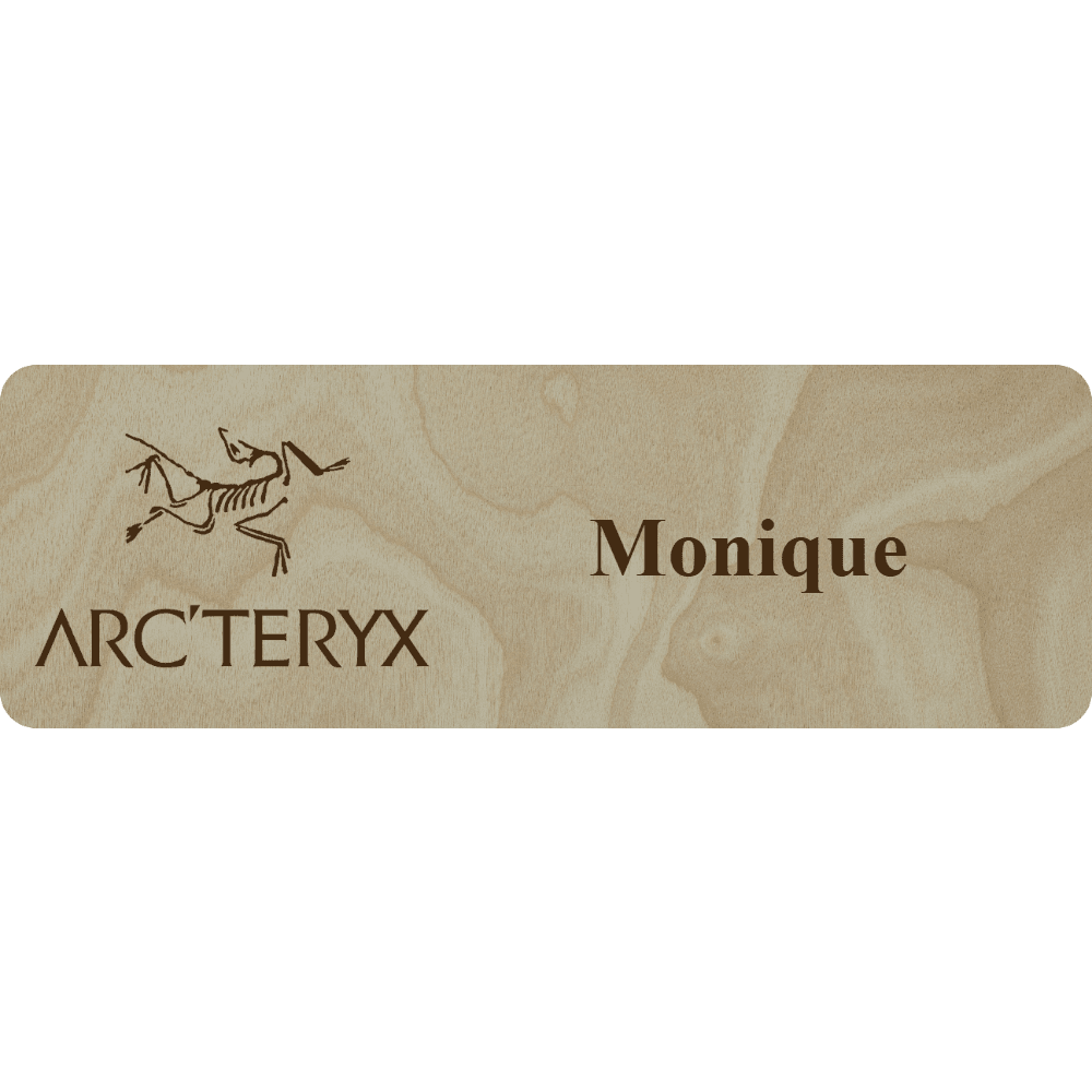 Arc'teryx Name Tag - 1 Line - Customer's Product with price 6.25 ID lOcwDGDPhP-GwAA33U8KE33n