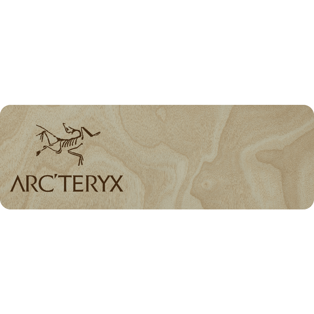 Arc'teryx Name Tag - 1 Line - Customer's Product with price 6.00 ID _NUJH6xRjI578PBcbhatZog8