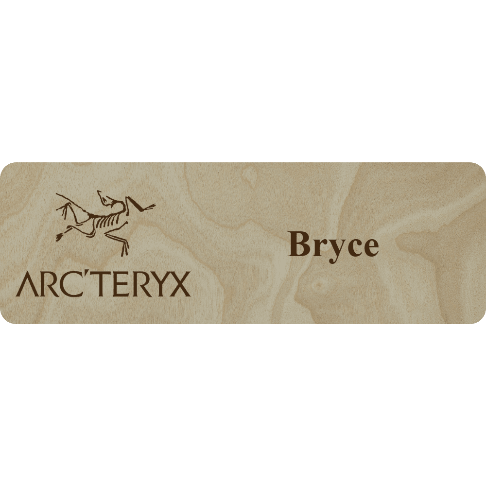 Arc'teryx Name Tag - 1 Line - Customer's Product with price 6.25 ID M6mB90CnT8bkvhVJIO_d31UC