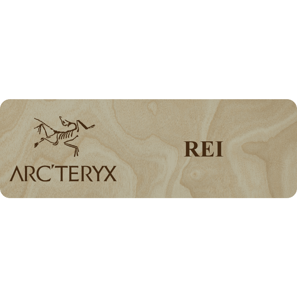 Arc'teryx Name Tag - 1 Line - Customer's Product with price 6.25 ID 4rlSexqOPzOgLyT2ZGstX_S8