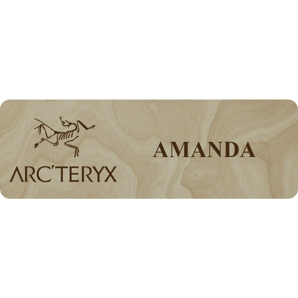 Arc'teryx Name Tag - 1 Line - Customer's Product with price 5.25 ID RmcnoQ1LQwlpnMkRzujTxcYG
