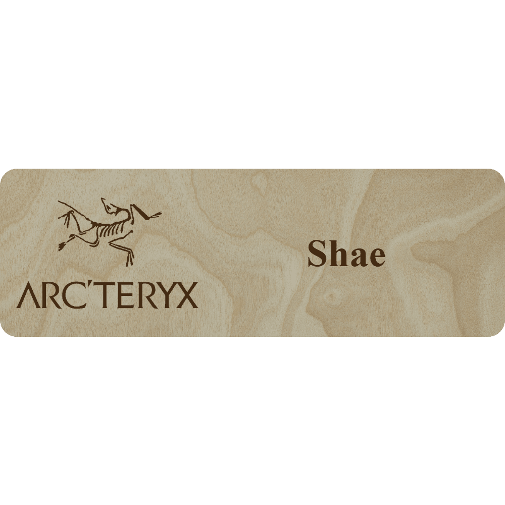 Arc'teryx Name Tag - 1 Line - Customer's Product with price 6.25 ID a0HsGmhYD1KYxaghjjKaW_hQ