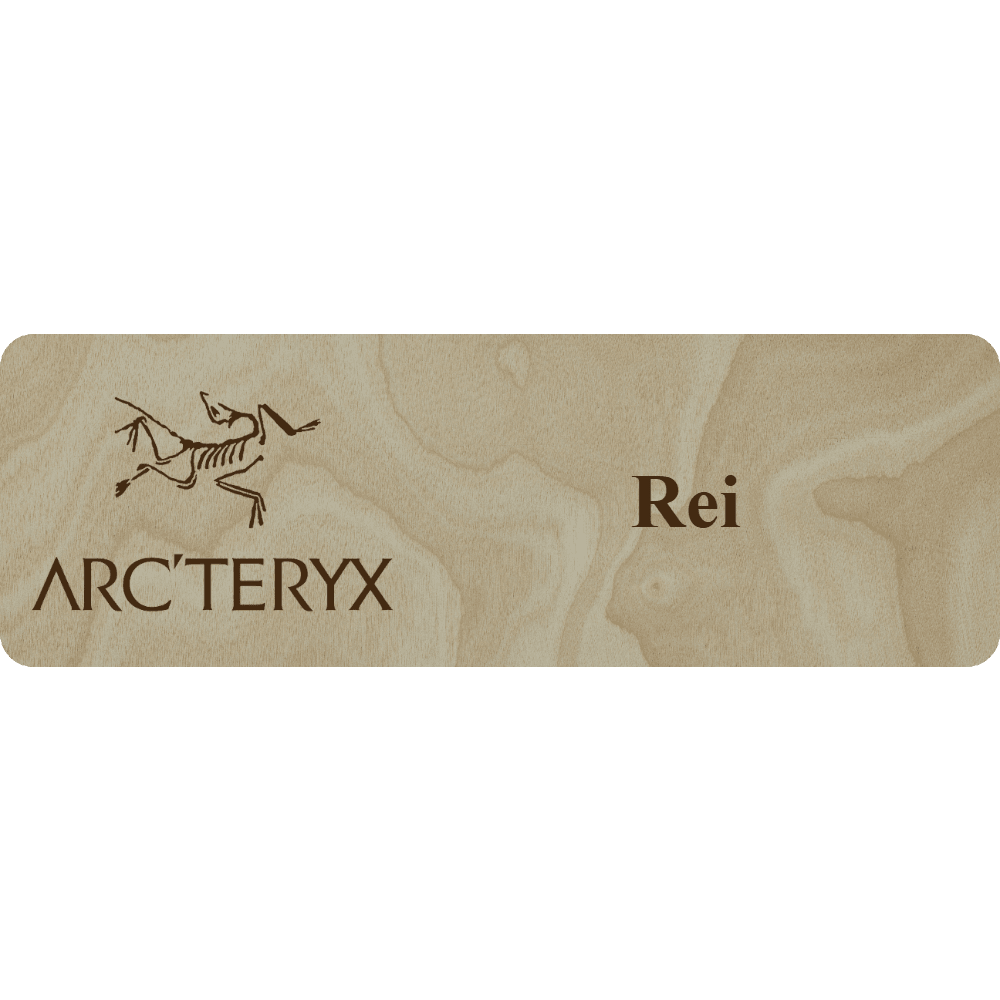 Arc'teryx Name Tag - 1 Line - Customer's Product with price 6.25 ID hCxKK-YW_5pteJWrsDrmI2Ye