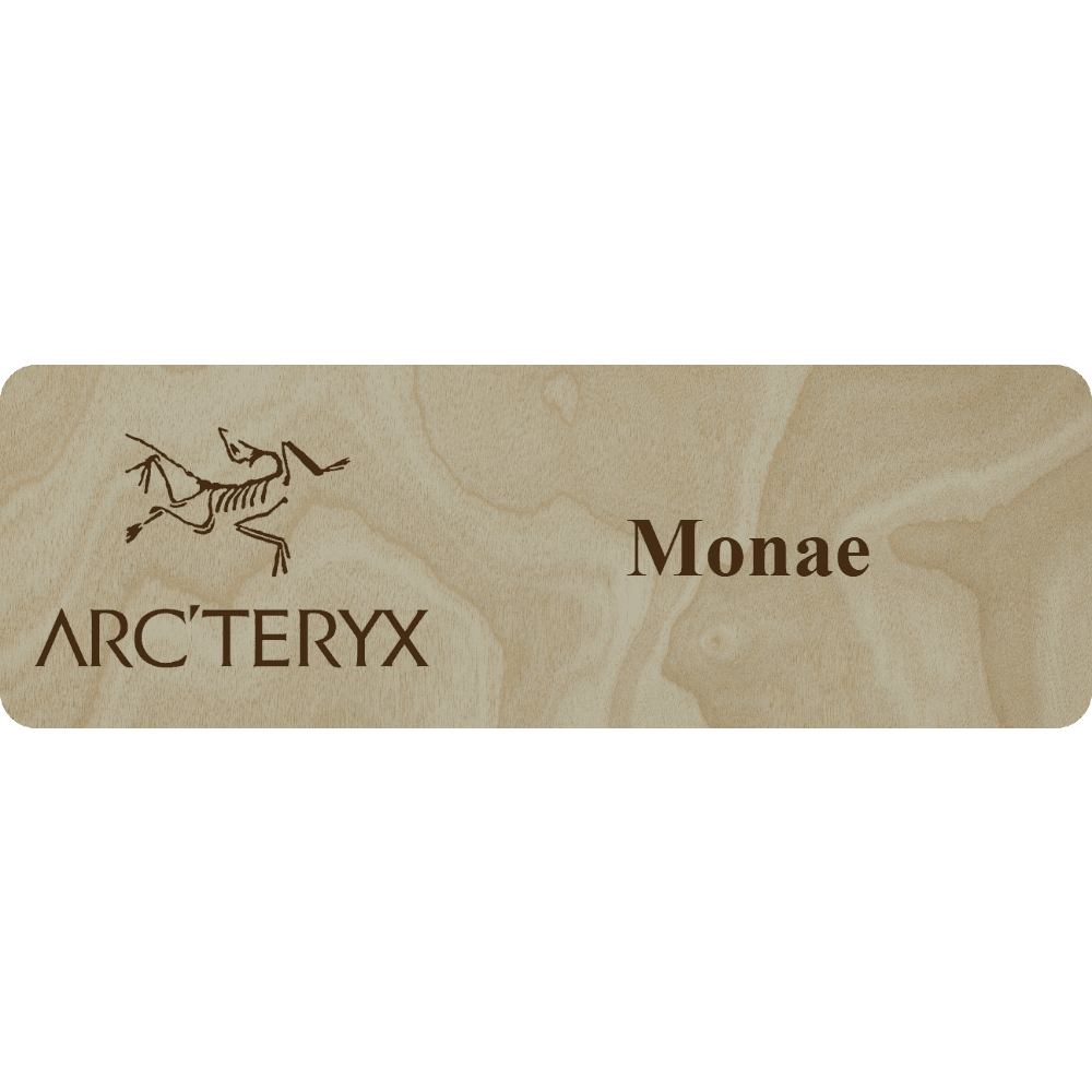 Arc'teryx Name Tag - 1 Line - Customer's Product with price 6.25 ID xEWWOpS4NXsv-Amu4UTDk0uz