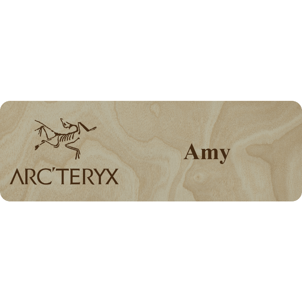 Arc'teryx Name Tag - 1 Line - Customer's Product with price 6.25 ID pQnXVNwN_9KjcLBdHit3d8vr