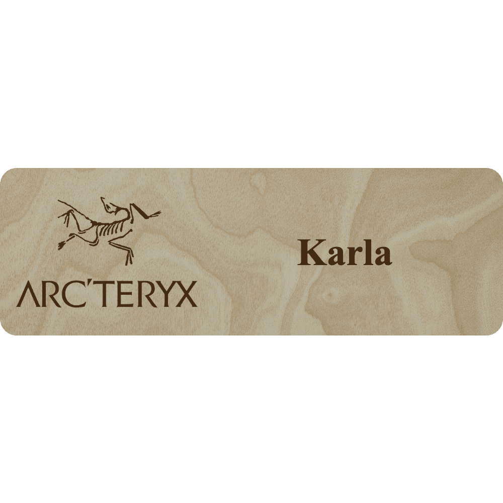 Arc'teryx Name Tag - 1 Line - Customer's Product with price 6.25 ID ViNGlLvGgi7qL1131UjFWbBi