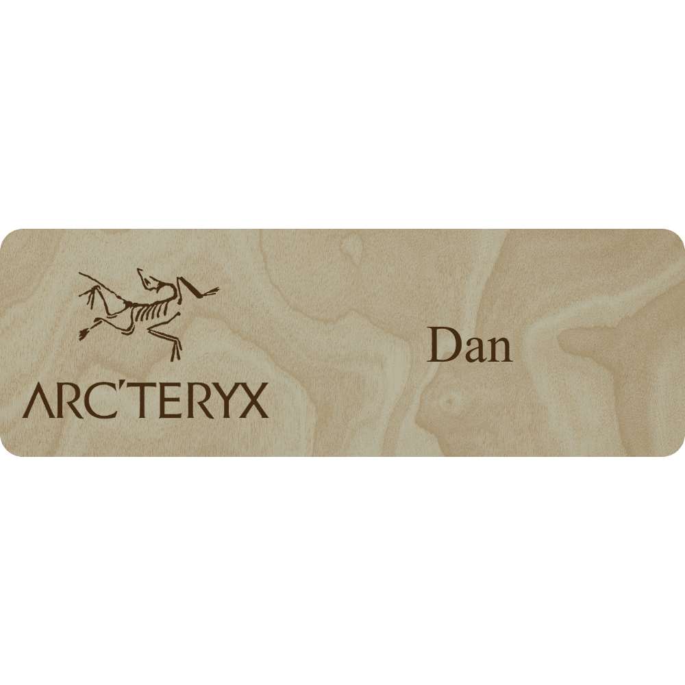 Arc'teryx Name Tag - 1 Line - Customer's Product with price 5.25 ID aahGjxBfbIWOQVln5eWa93Ub