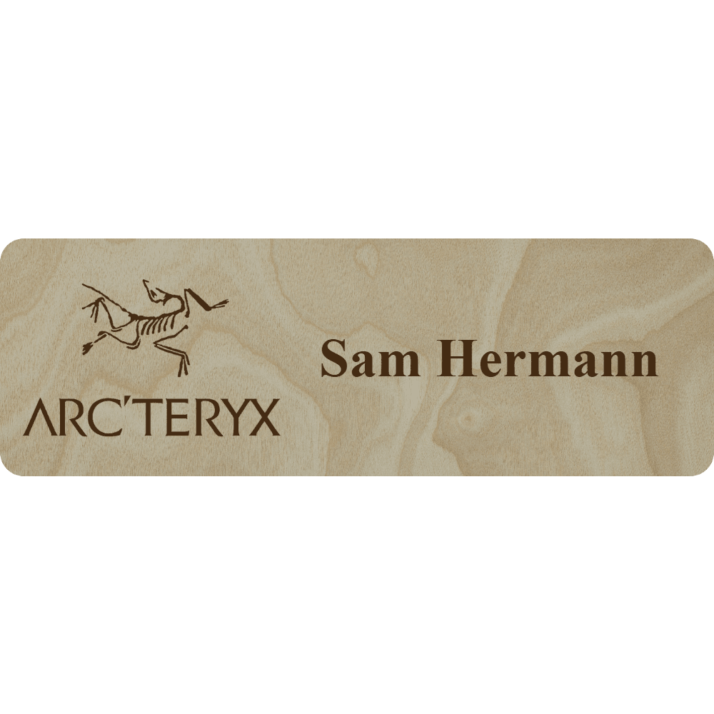 Arc'teryx Name Tag - 1 Line - Customer's Product with price 6.25 ID s8Utlw7ogn16NOD9qym_d0eL