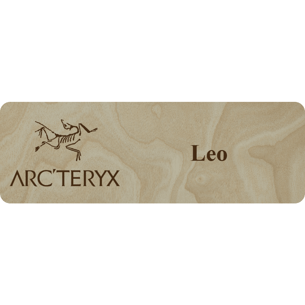 Arc'teryx Name Tag - 1 Line - Customer's Product with price 6.25 ID omdJVKEVIGLXBX36FQ9FA6Io