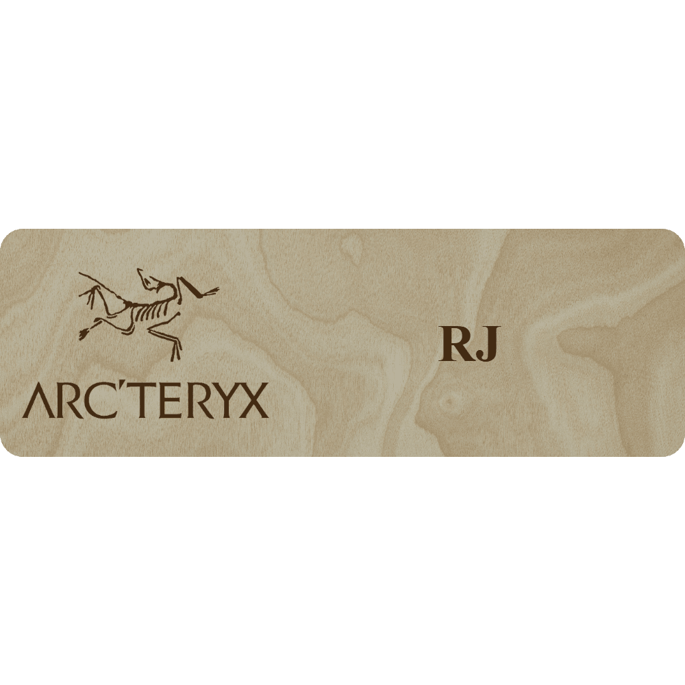 Arc'teryx Name Tag - 1 Line - Customer's Product with price 6.25 ID C2D4WhE8fZ47w56lnlx6Ob-U