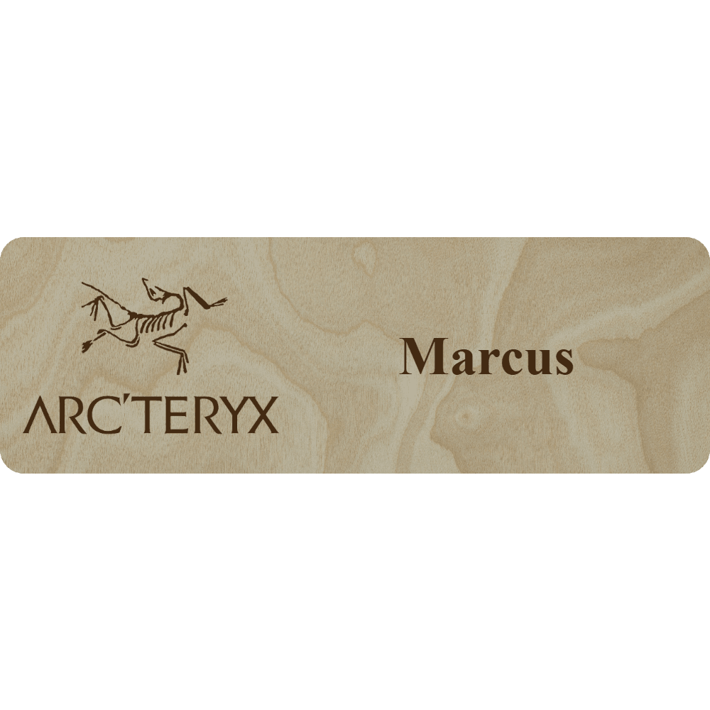 Arc'teryx Name Tag - 1 Line - Customer's Product with price 6.25 ID wJelrjJToVB56gYYvKtSupFc
