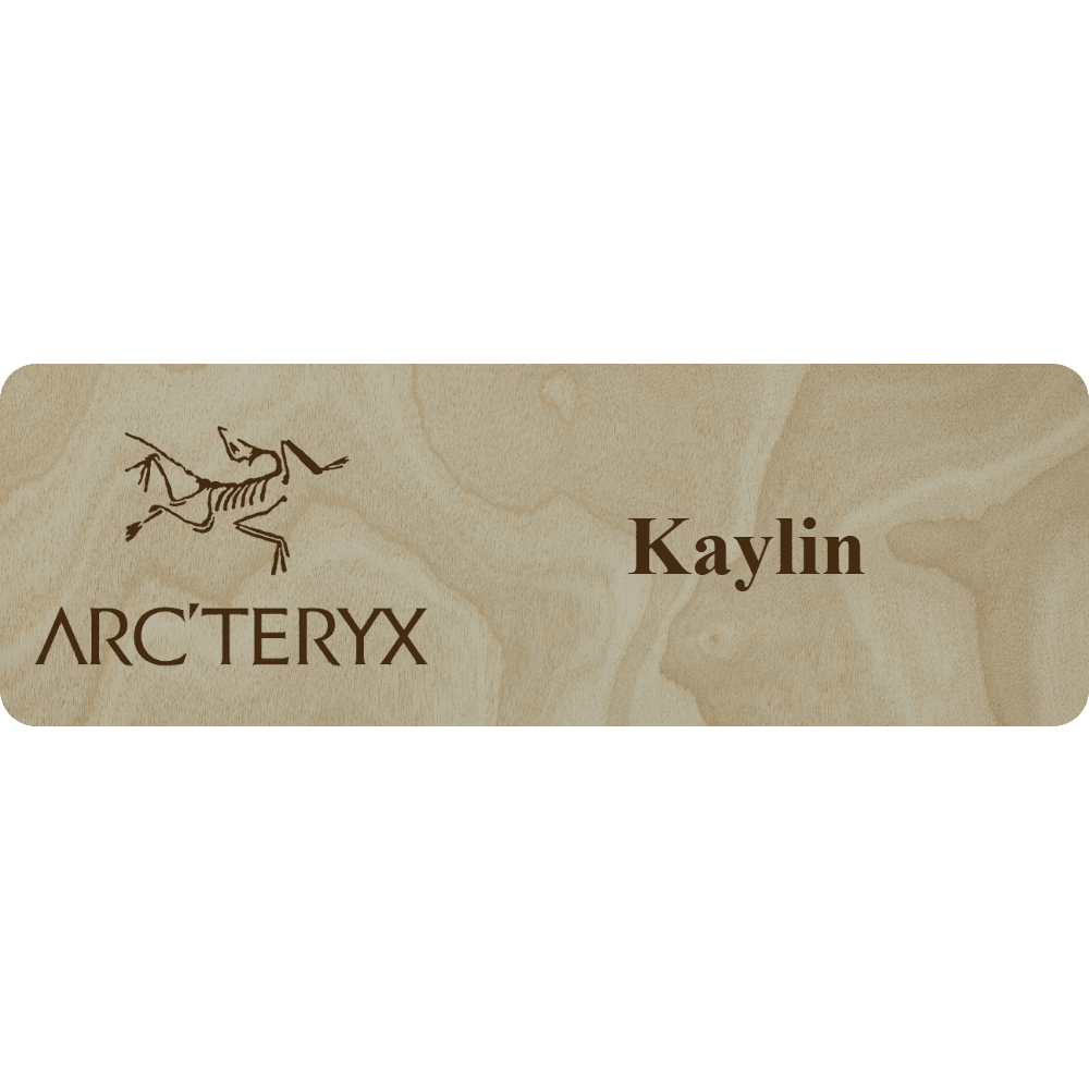 Arc'teryx Name Tag - 1 Line - Customer's Product with price 5.25 ID xEkD3aBzuiddbToCtjLJy4ec