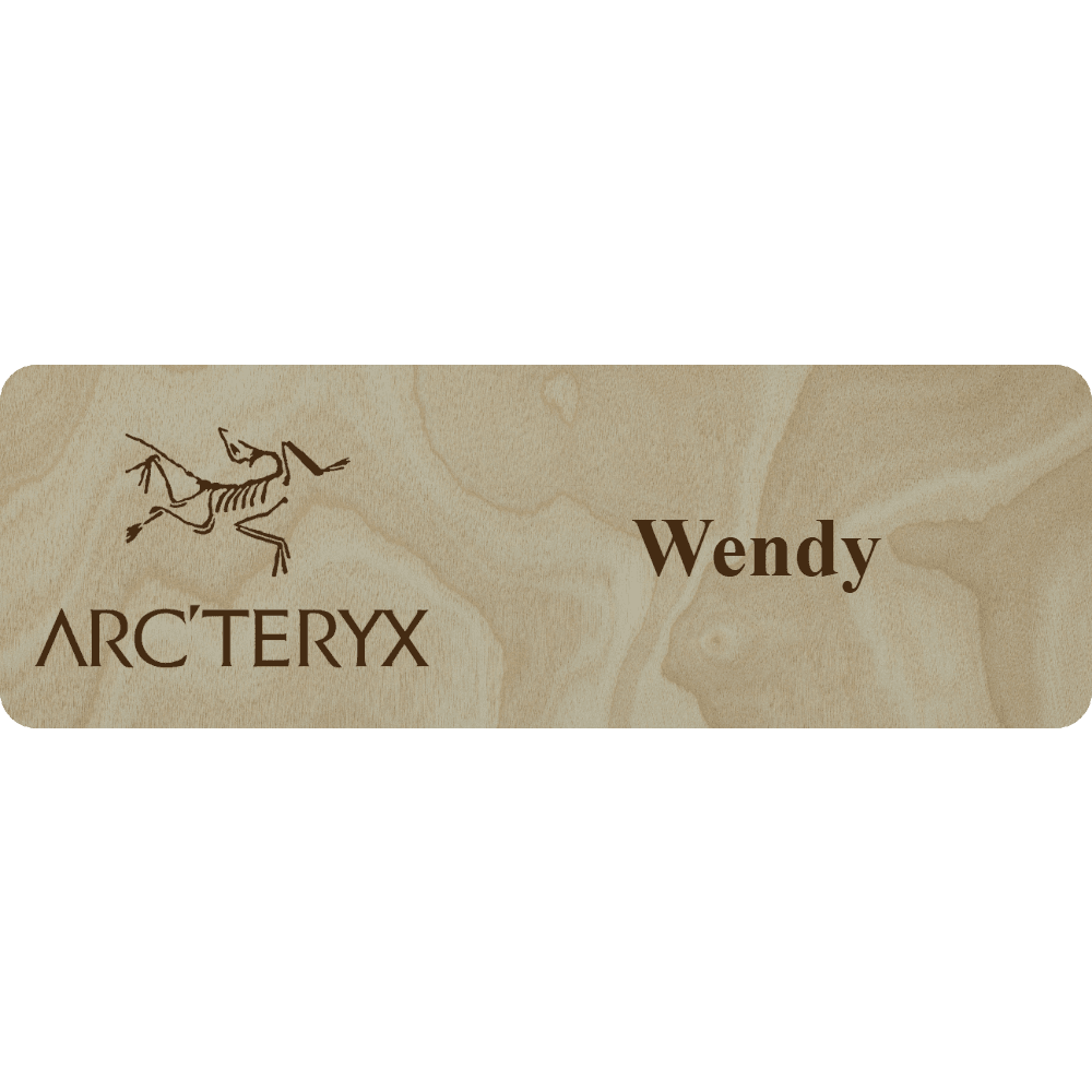 Arc'teryx Name Tag - 1 Line - Customer's Product with price 6.25 ID z2o8mZYqarq9IzpPRoD80vI4