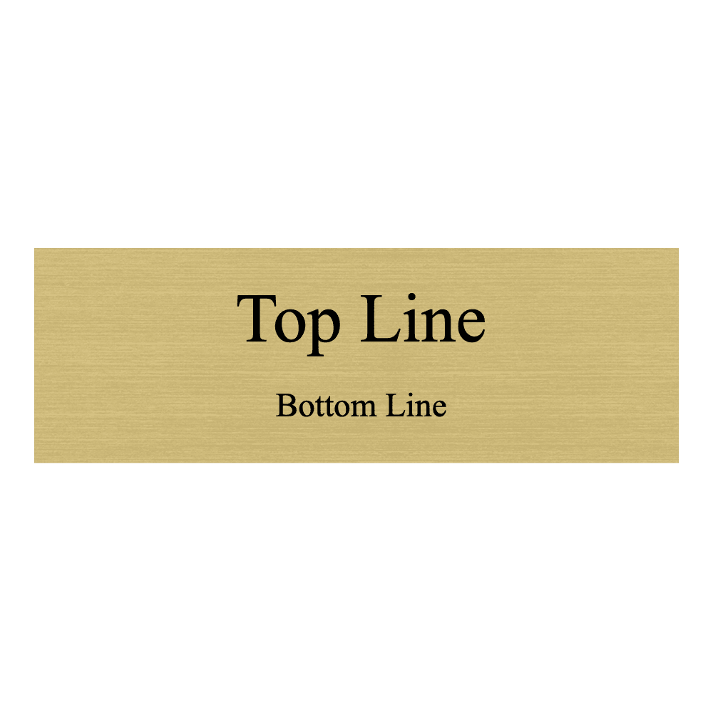 1 x 3 Engraved Name Tag