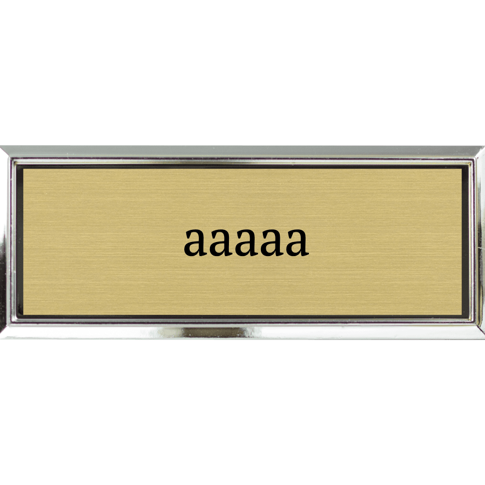 1 x 3 Engraved Name Tag - Templates