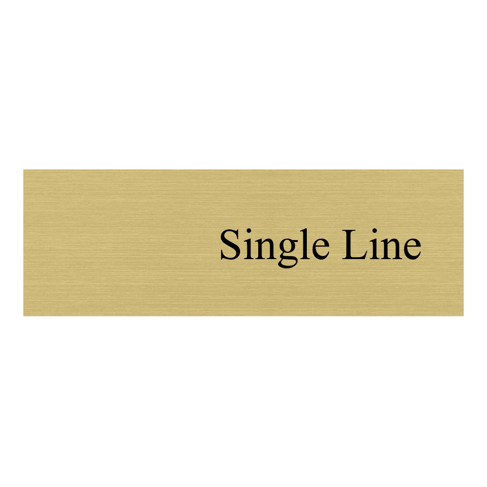 1 x 3 Engraved Name Tag