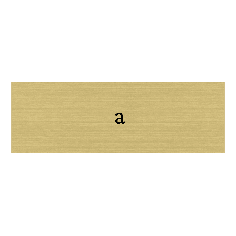 1 x 3 Engraved Name Tag - Templates
