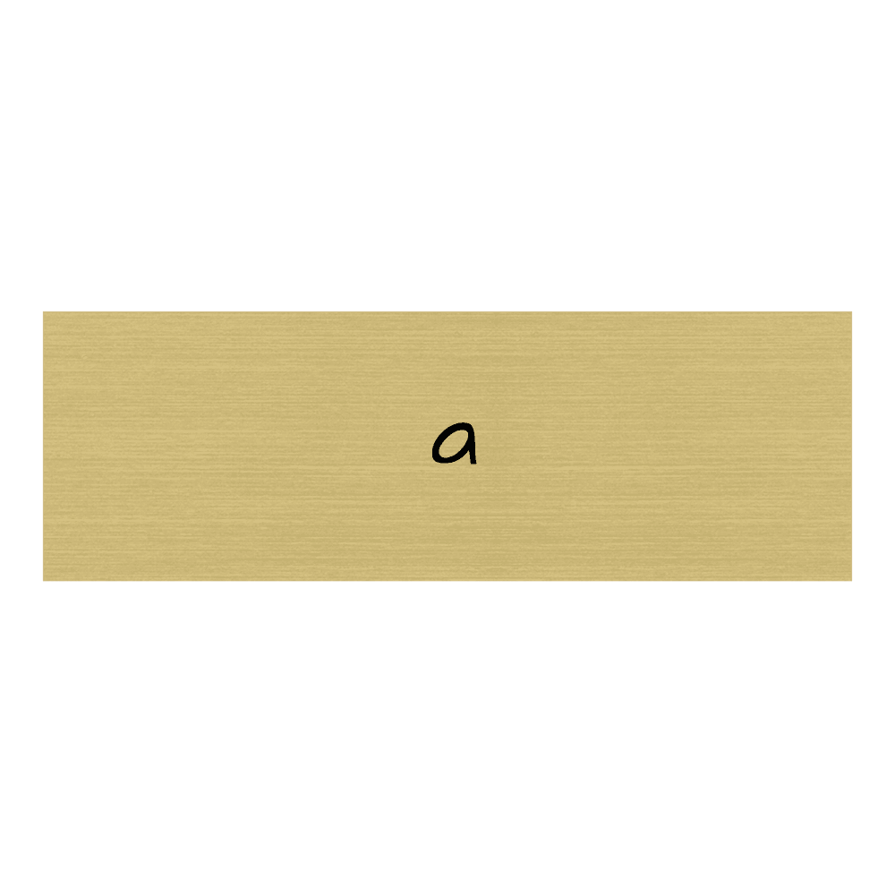 1 x 3 Engraved Name Tag - Templates