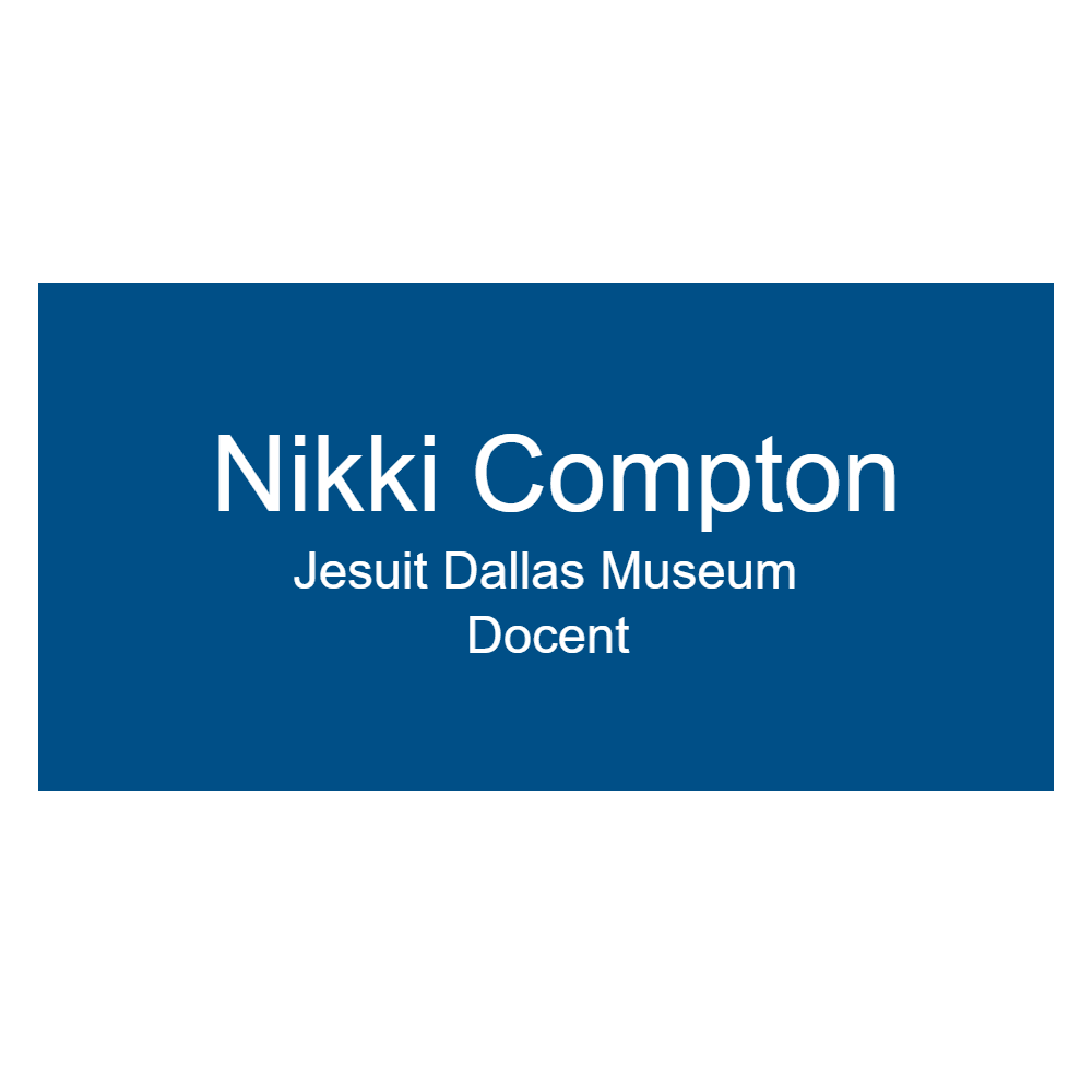 1½ x 3 Engraved Name Tag