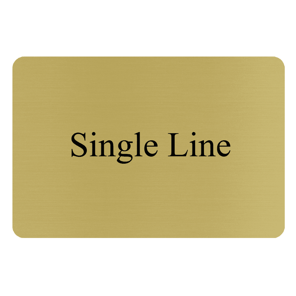 2 x 3 Engraved Name Tag