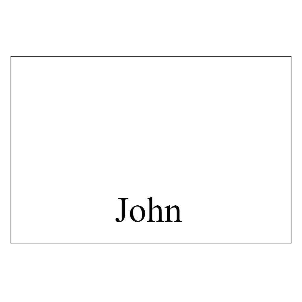 2 x 3 Engraved Name Tag