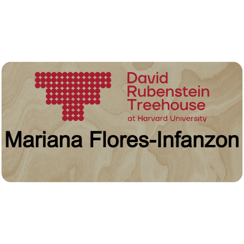 Harvard David Rubenstein Treehouse Name Tag - Customer's Product with price 9.75 ID t907ysq42r_1bbYYDxxgzI_Q