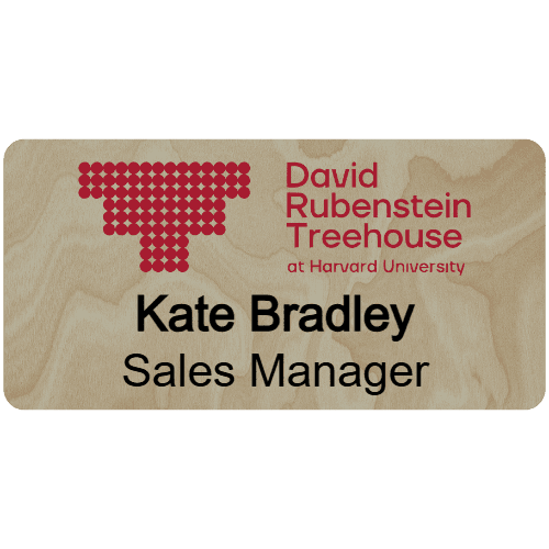 Harvard David Rubenstein Treehouse Name Tag - Customer's Product with price 9.75 ID XSab-pVlpjWTb2JNKtlajixj