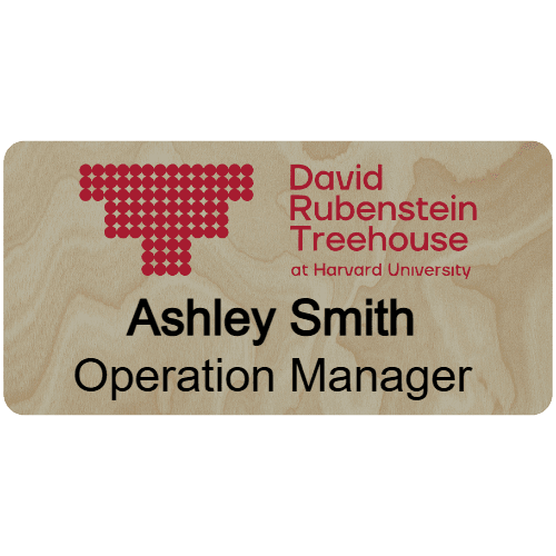 Harvard David Rubenstein Treehouse Name Tag - Customer's Product with price 9.75 ID jrYGlMtWqBCyCXAHYYxJzOfM