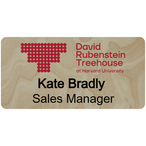 Harvard David Rubenstein Treehouse Name Tag - Customer's Product with price 9.75 ID 9jcASStA_mA8Xi_rpZXRMKt2