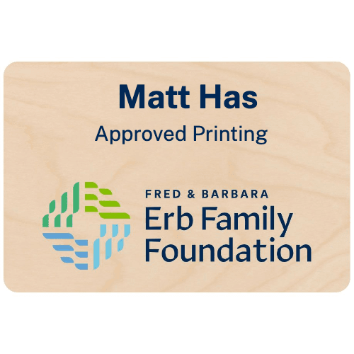 Erb Wood Name Tag - Customer's Product with price 9.75 ID oxyql-LJrEQZD-RfA2eAHuDw