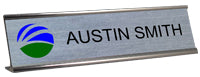 Range Bank Standard Name Plate with Desk Stand