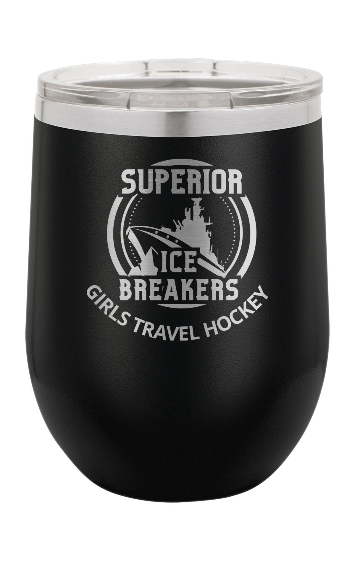 12oz Superior Ice Breakers Stemless Wine Tumbler