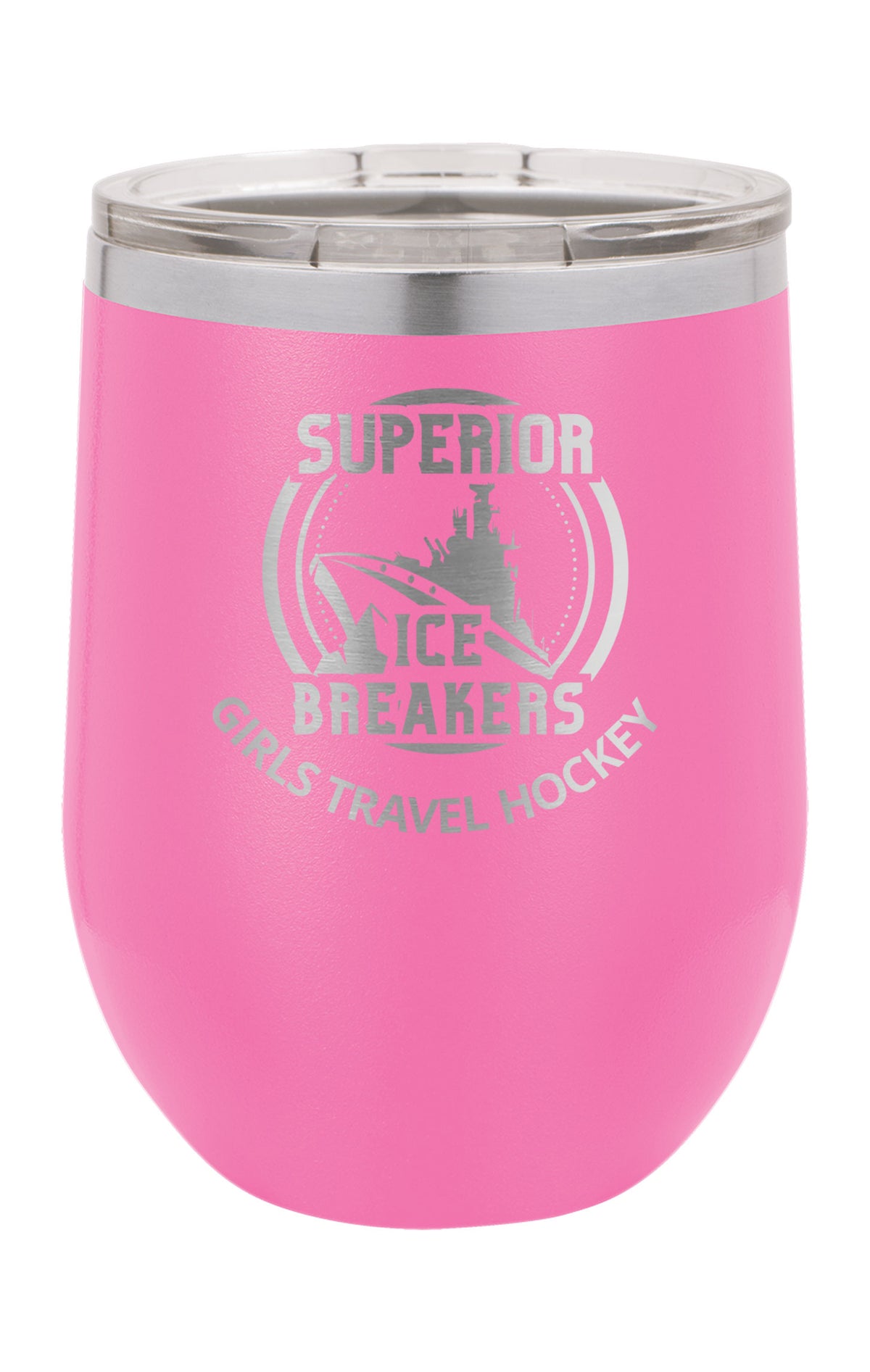 12oz Superior Ice Breakers Stemless Wine Tumbler