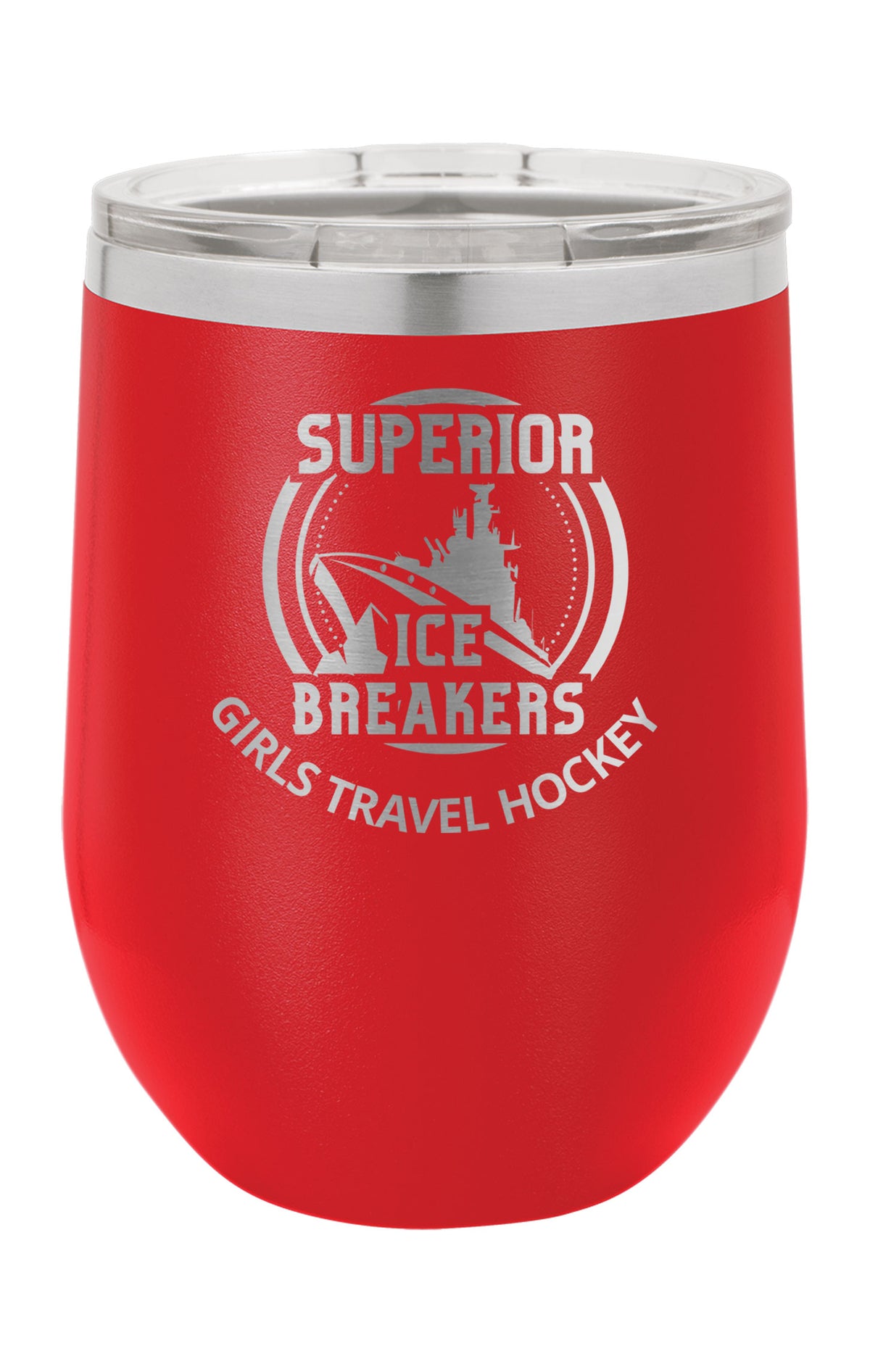 12oz Superior Ice Breakers Stemless Wine Tumbler