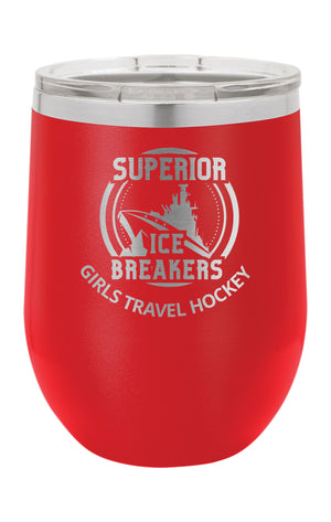 12oz Superior Ice Breakers Stemless Wine Tumbler