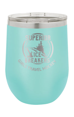 12oz Superior Ice Breakers Stemless Wine Tumbler
