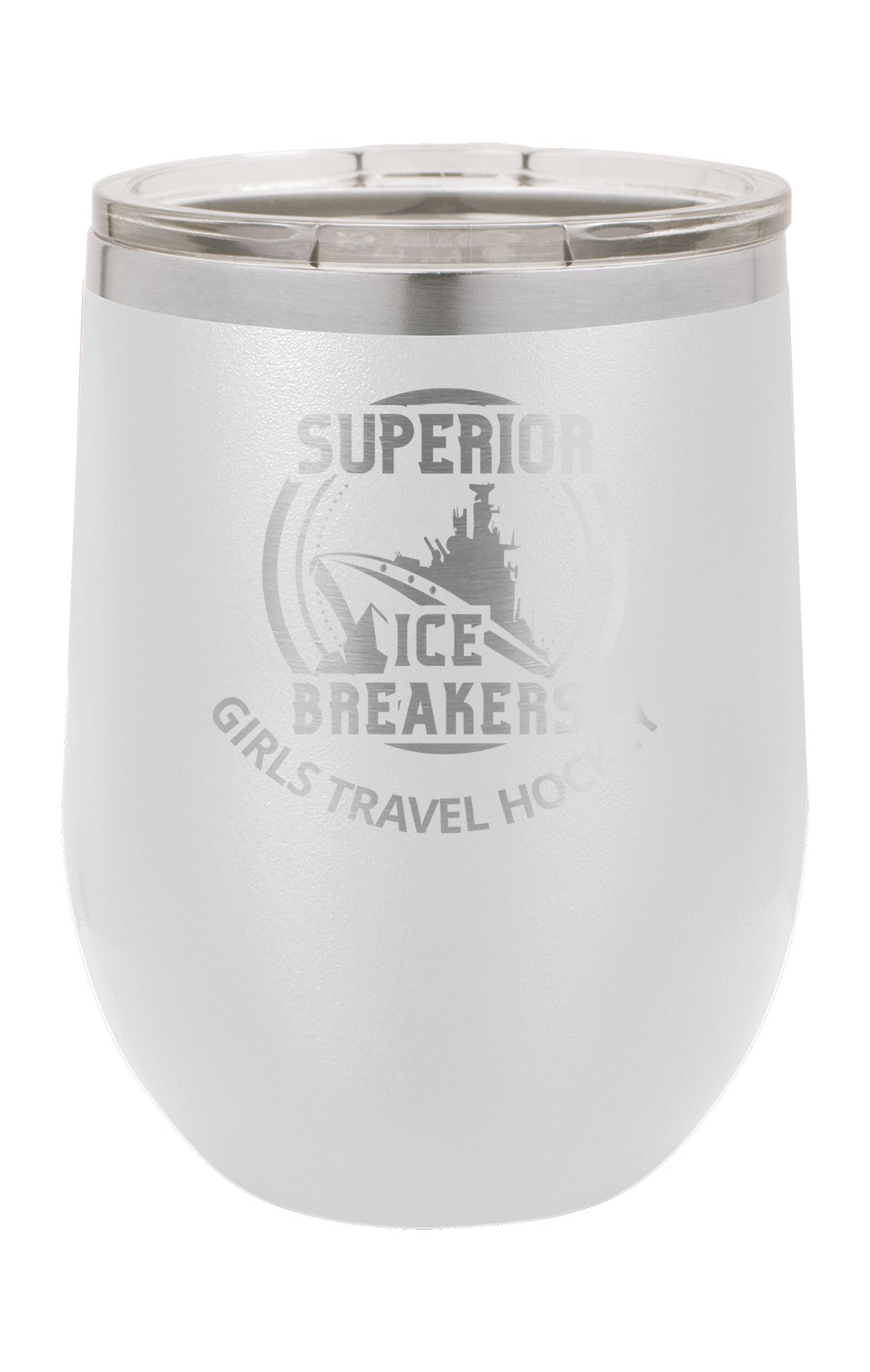 12oz Superior Ice Breakers Stemless Wine Tumbler