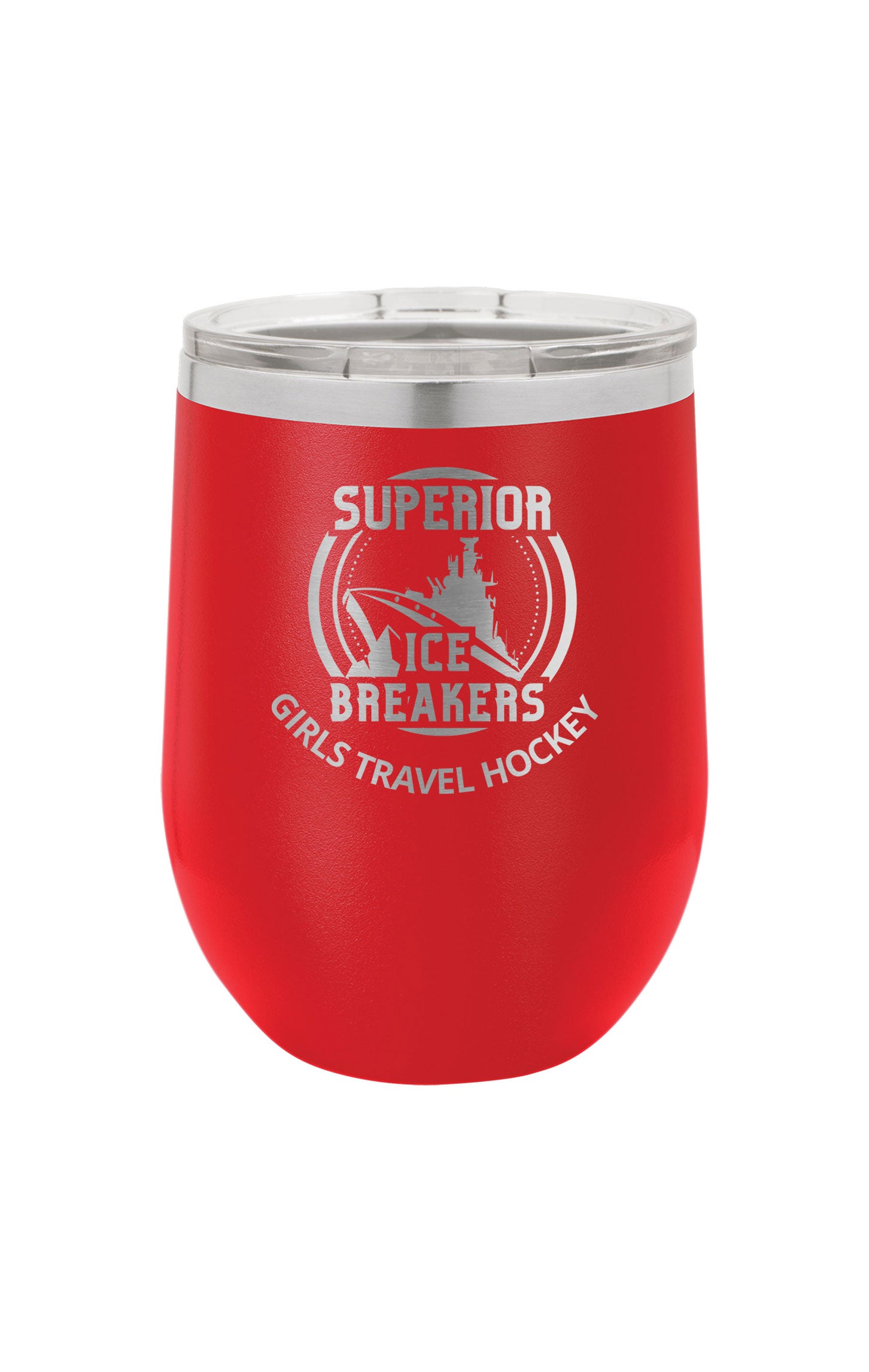 12oz Superior Ice Breakers Stemless Wine Tumbler