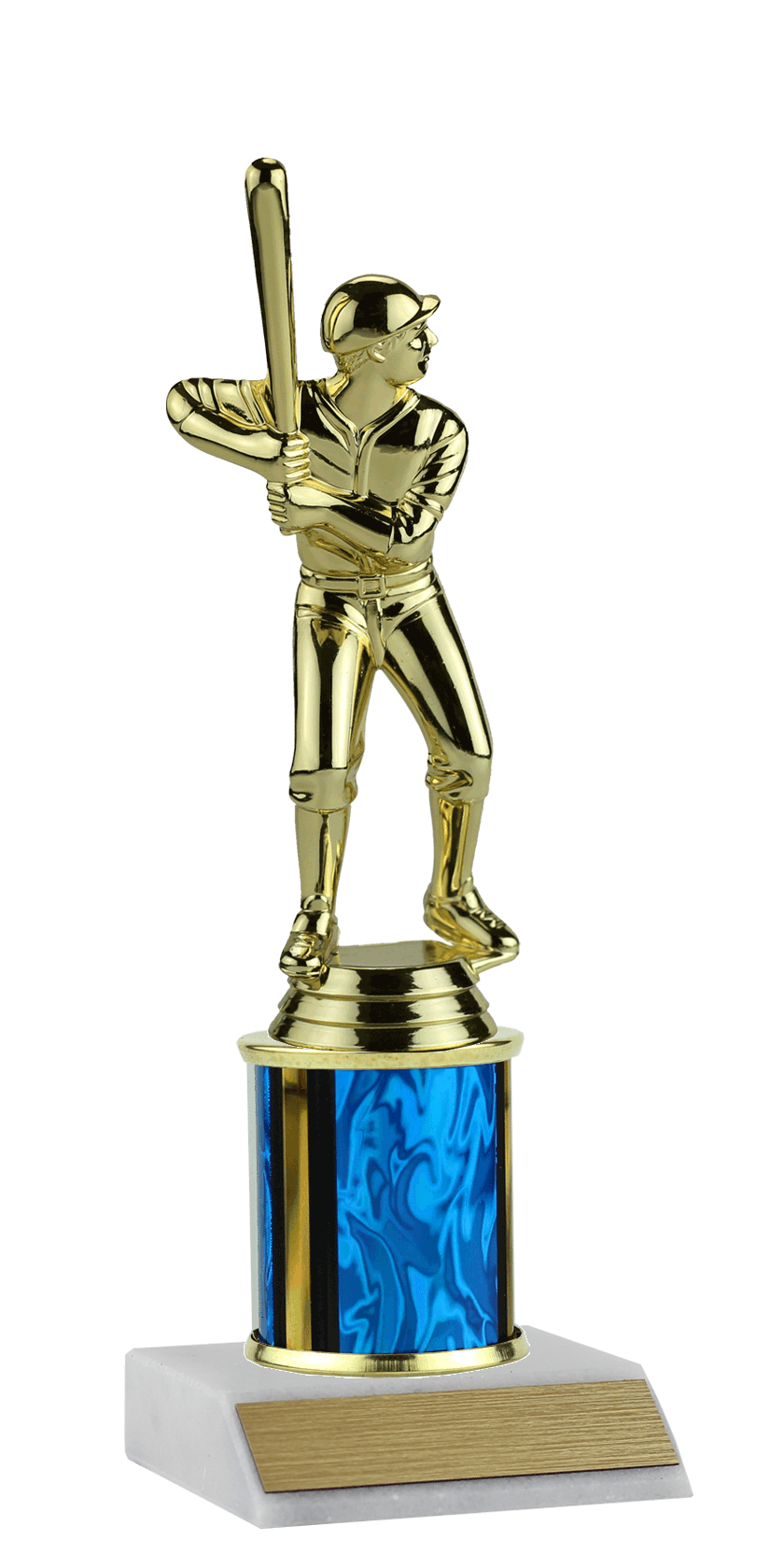 Small Baseball Column Trophy