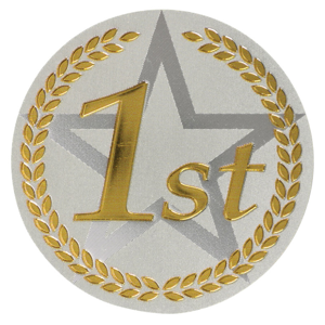 Insert Decal - 1st Place Embossed