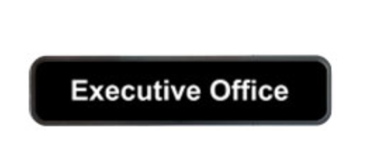 Black Framed Wall Name Plate (p)