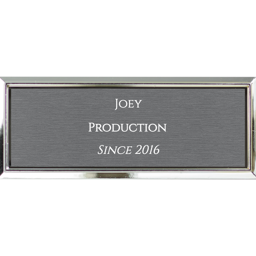 1 x 3 Engraved Name Tag - Customer's Product with price 10.50 ID LQqKrwQWSSiP7WYOSEp7EEXU