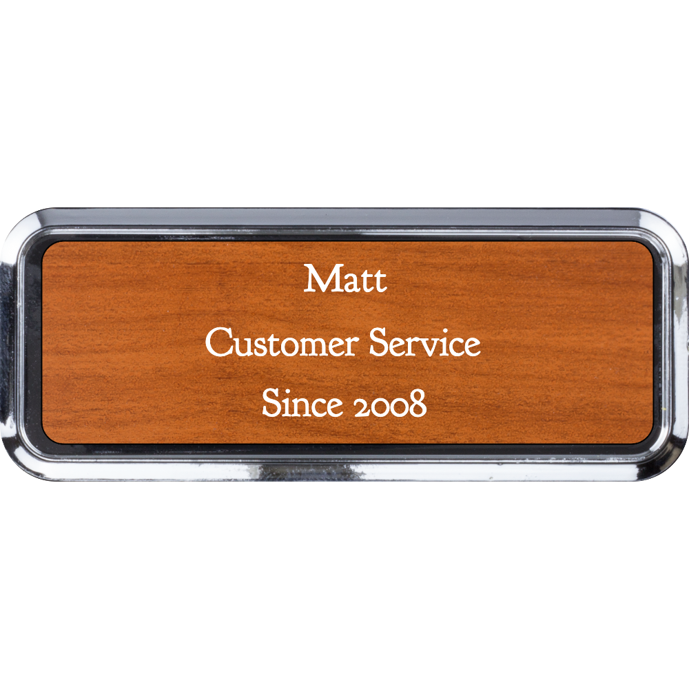1x3 Engraved Name Tag - Customer's Product with price 11.00 ID zfHnK1Jw2HMaAulkiyp9PfMy