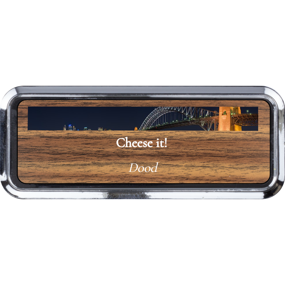 1x3 Engraved Name Tag - Customer's Product with price 12.00 ID Sck40wWh_L1nwqApnMJdLc-M