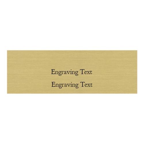 1 x 3 Engraved Name Tag - Customer's Product with price 7.00 ID COX7XithrsJvbQ9jnOFmikUa